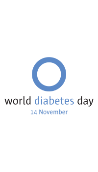 Día Mundial de la Diabetes logotipo