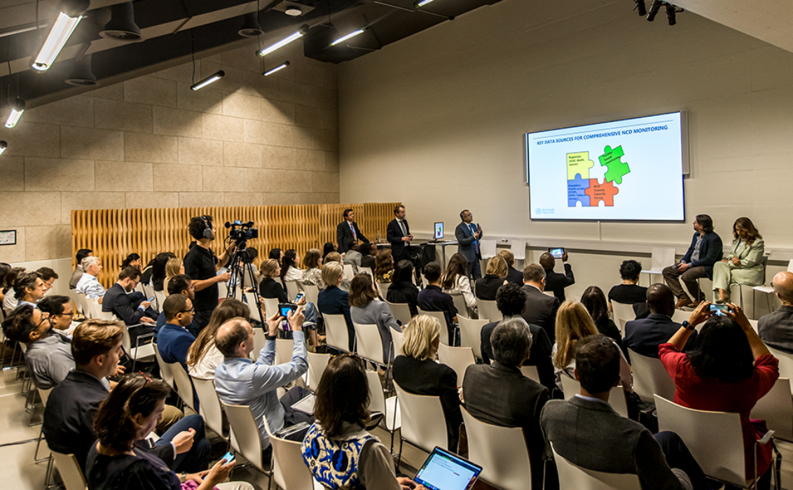 El evento conjunto, La salud digital en la encrucijada: Unidos por una respuesta global a las ENT, de la Federación Internacional de Diabetes FID y la World Diabetes Foundation (WDF), celebrado en vísperas de la 4ª Reunión de Alto Nivel de las Naciones Unidas sobre ENT.