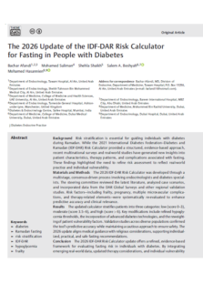 Página del artículo sobre la calculadora de riesgos FID