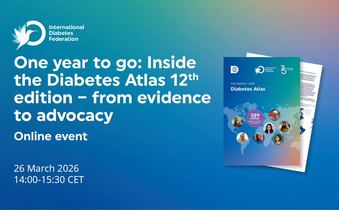 one year to go Diabetes Atlas 12th edition