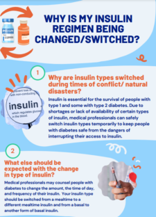 Why is my insulin regime being changed infographic